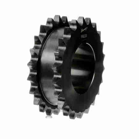 BROWNING Steel Bushed Bore Roller Chain Sprocket, DS60Q22 DS60Q22